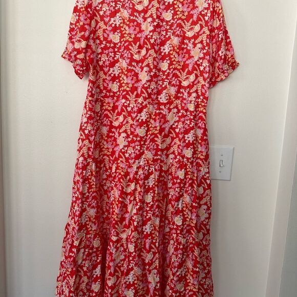 J. McLaughlin Harriet Silk Blend Midi Dress S - Picture 7 of 11